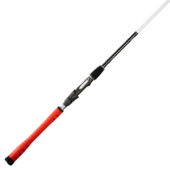 BUBBA Tidal Select 7'6" Medium Inshore Spinning Rod with Non-Slip Grip, Fuji Reel Seats and Guides for Saltwater Fishing