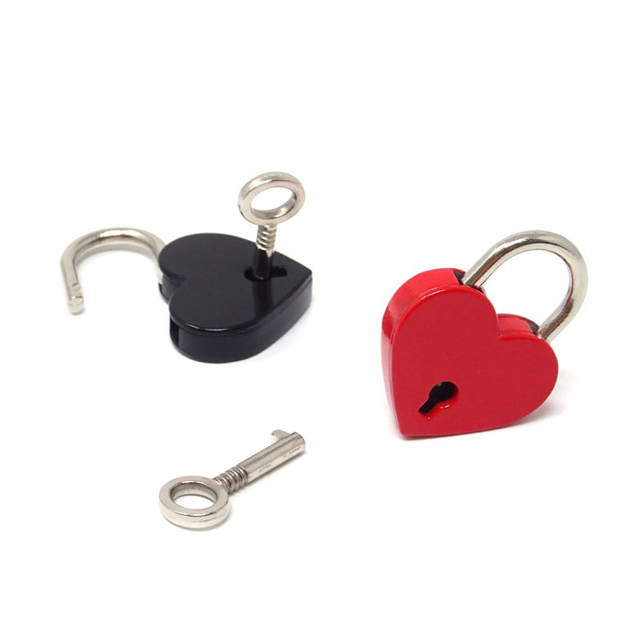 Mini Heart Lock Necklace, Love Heart Padlock