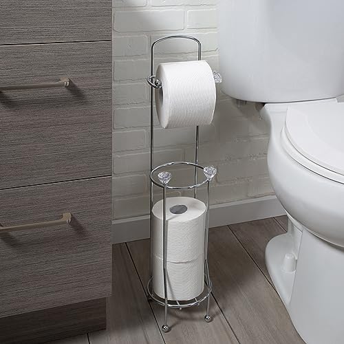 Bath Bliss Toilet Paper Reserve Dispenser, Chrome