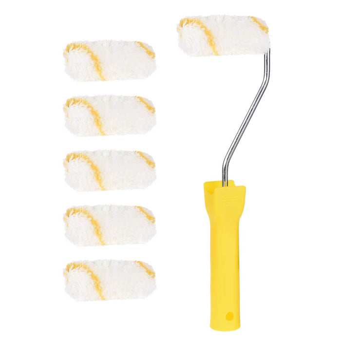Uxcell 3 Inch Mini High-density Foam Brush Wall Painting Paint