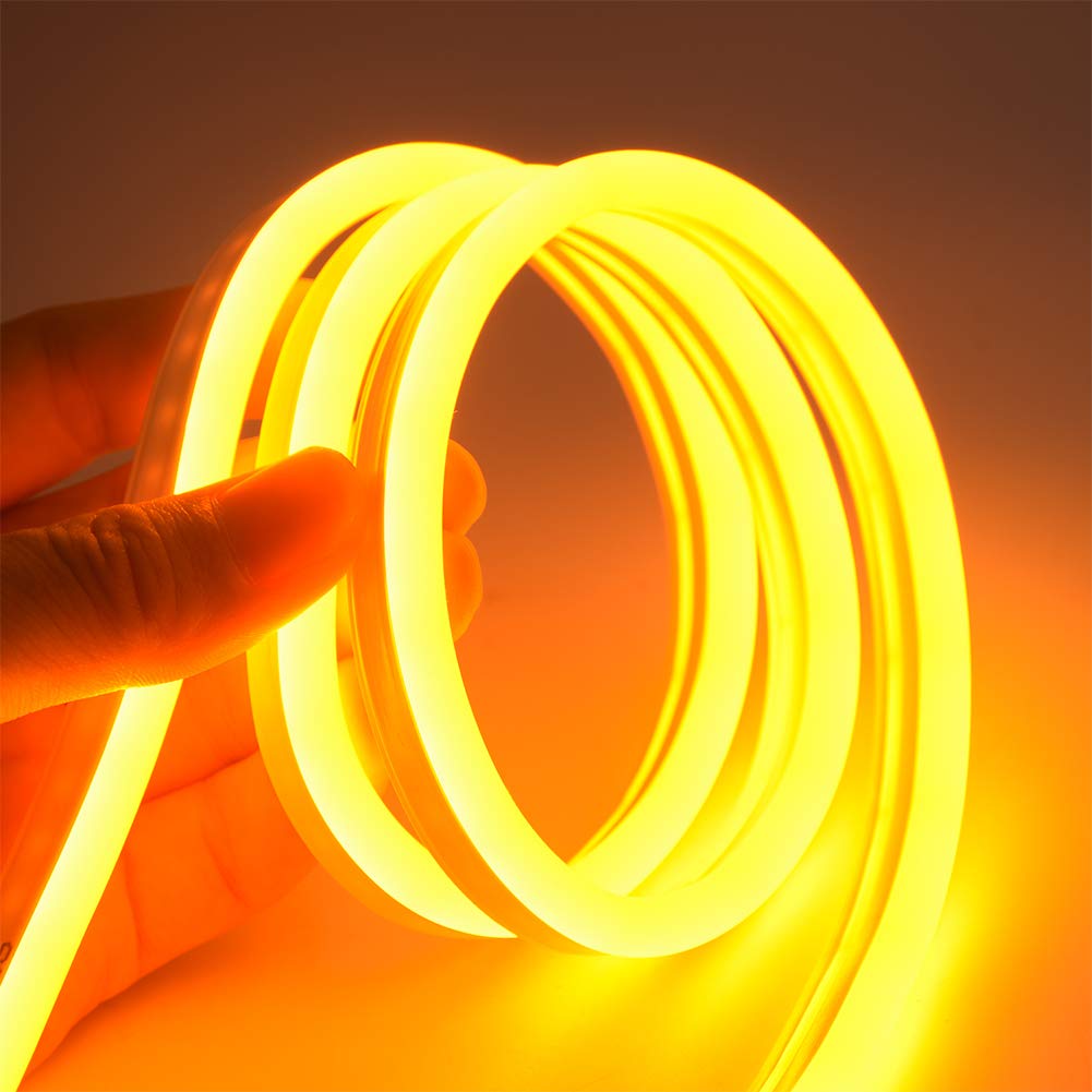 Betus LED Neon Rope Lights - Waterproof Silicone Cuttable Cool White  Flexible Strip Light (6.56FT/2M)