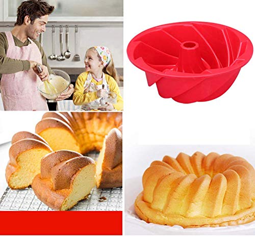 Round Silicone Baking Molds, Oven Roasting Non-Stick Cake Mousse
