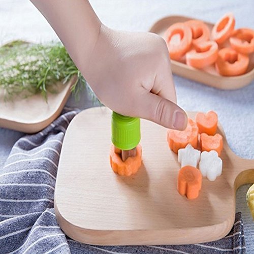 Fruit Vegetable Cutter Shapes Set, Mini Pie, Fruit and Cookie Stamps Mold, Cookie Cutter Decorative Food, for Kids Baking and Food Supplement Tools