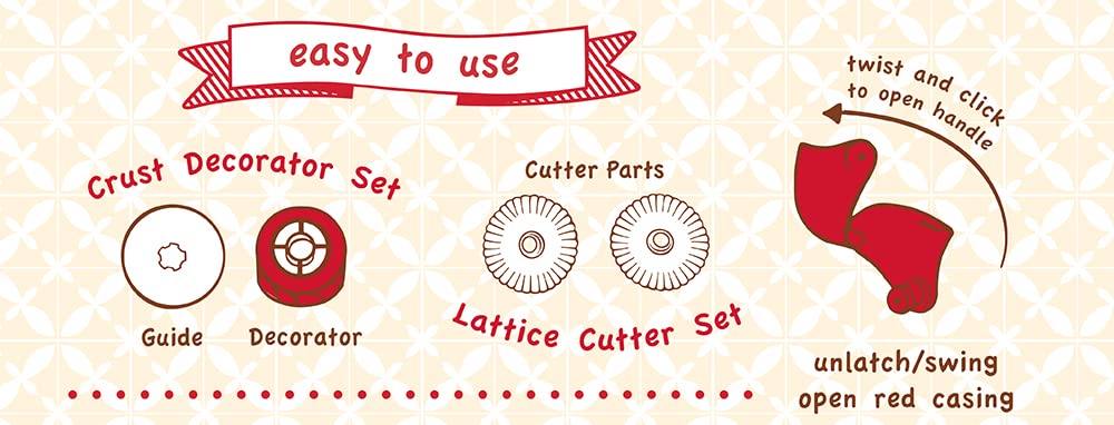 Talisman Designs Set of 4 Pie Crust Cutters