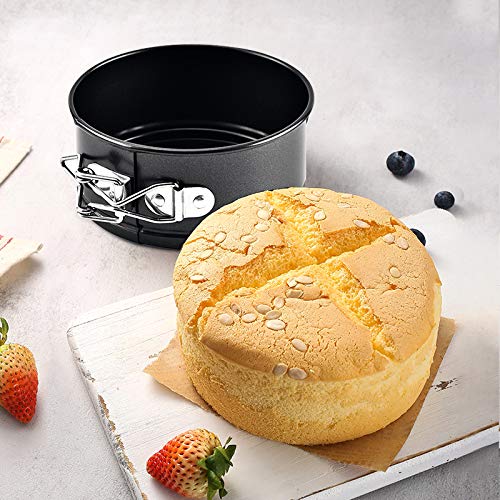 Chenchen Non-Stick Springform Pan Cheesecake Pan,Tiramisu Pan,Rectangle Cake Pan with Removable Bottom, Gold,14 x 9 x 3 inch