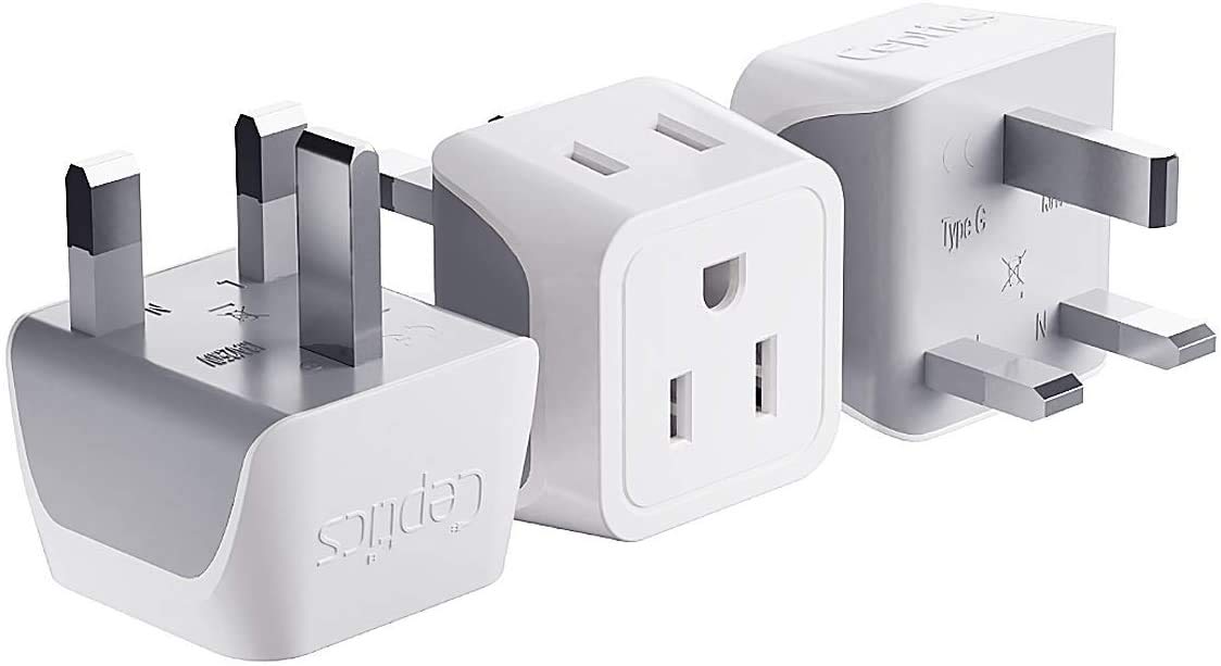 Ceptics European Travel Plug Adapter (Type C), Universal to European EU,  Power Charge your Electronics in Italy, Greece, Germany, Outlet Adaptor 3