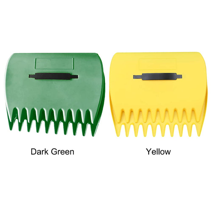 Leaf Scoops Hand Rakes Lawn Claws Leaf Collector Leaves Pick Up Grabbers(Dark Green)