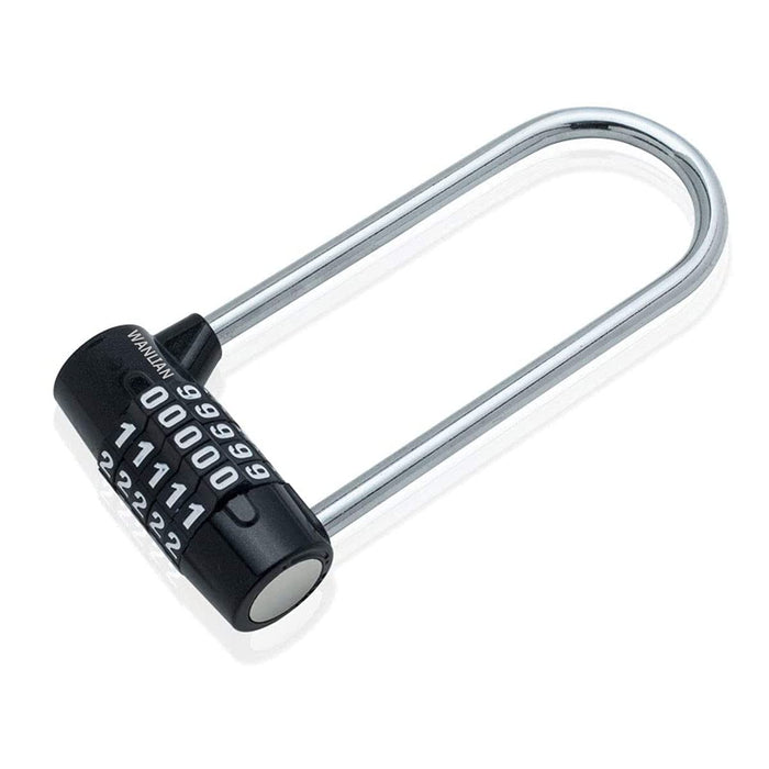 40mm, Black, 4-Wheel Gym/Locker Combination Padlock