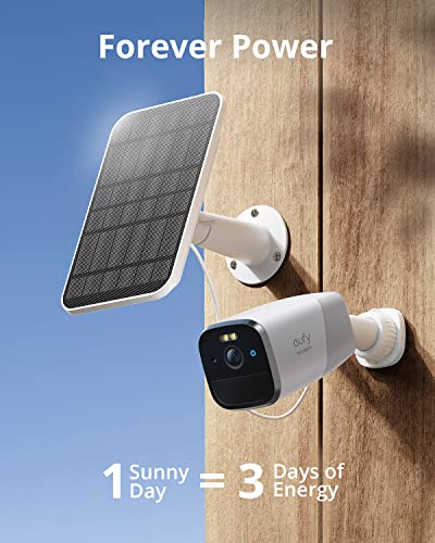 Eufy 4G Lte Solar Powered 2K Hd Security Camera With Human Detection, Gps Includes Sim Card And Local Storage