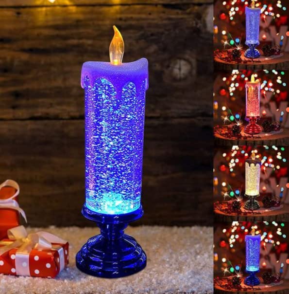 Glitter Led Decorative Candles  Led Candles Color Change - Led Candle  Color - Aliexpress