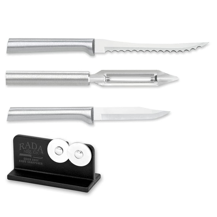 Rada Cutlery Top Seller's Kit Knives – Includes Paring, Tomato Slicer, —  CHIMIYA