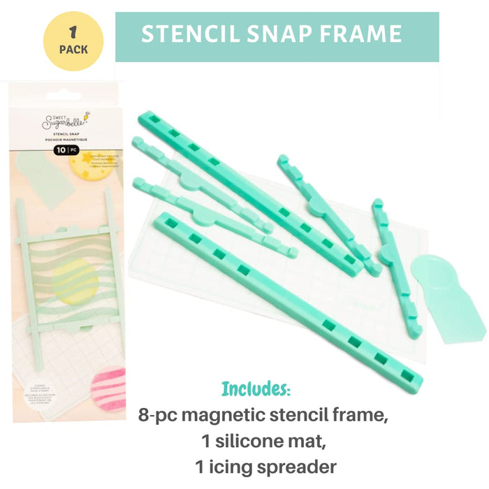 Sweet Sugarbelle Cookie Stencils and Stencil Snap Holder Frame - Patte —  CHIMIYA