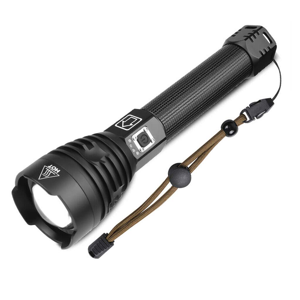 QOPOYU Rechargeable Flashlights High Lumens Flash Light, 200,000 High  Lumens Bright Tactical Flashlight, 5 Modes IPX6 Waterproof, XHP90.8  Powerful LED