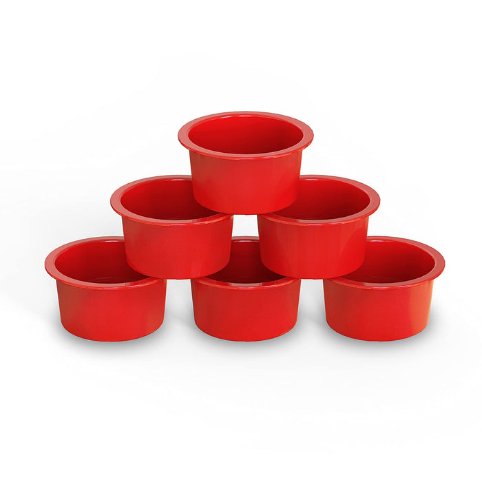  SILIVO 7 inch Silicone Bunt Cake Pans (2 Pack) - 6 Cup