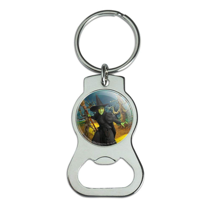 Wizard of Oz Wicked Witch Character Keychain with Bottle Cap Opener