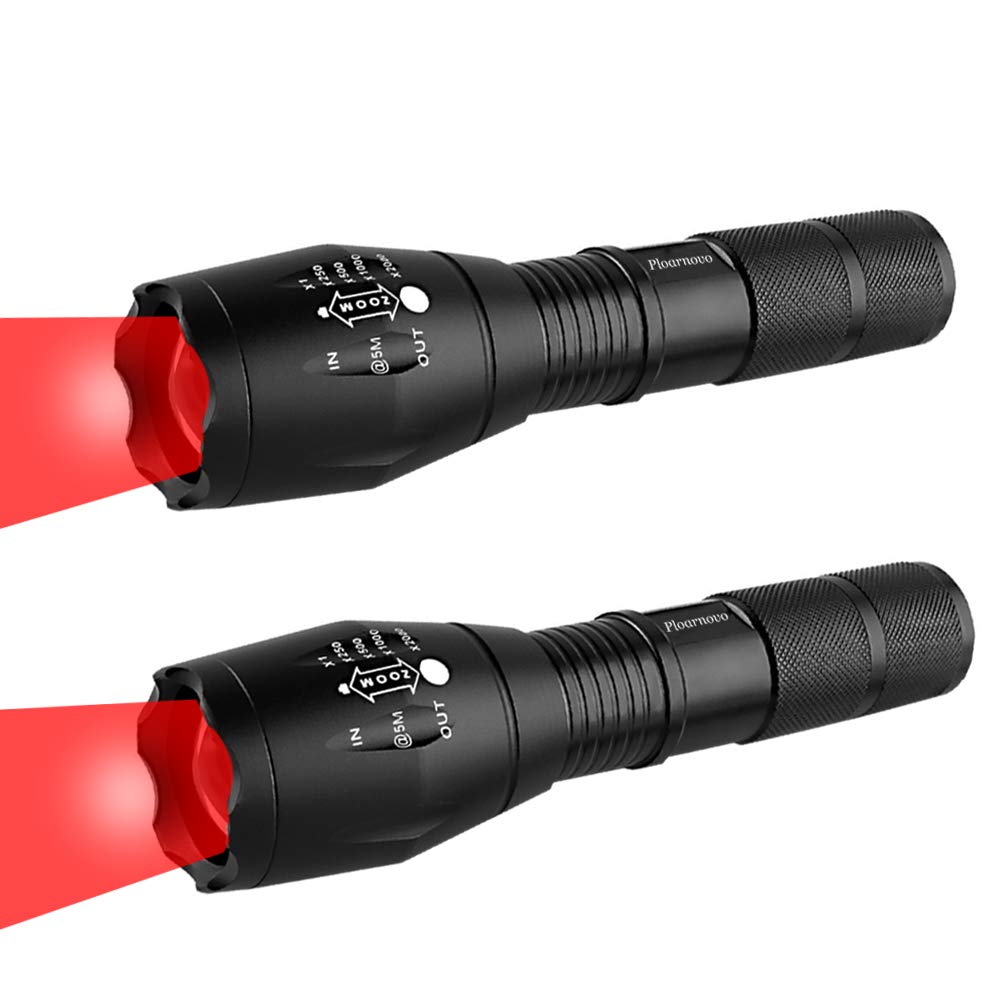 Ploarnovo Red Light Flashlight LED Single Mode-Zoomable Red Light Flas —  CHIMIYA