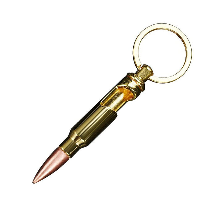 1pcs Gold Bullet Bottle Opener Keychain Bullet Model Bottle Opener Tool