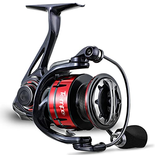Tempo Resolute Low Profile Baitcasting Reels, Super Smooth Fishing Reel  with 9+1 BB, 20 lbs Carbon Fiber Drag,6.7oz Ultralight Baitcaster