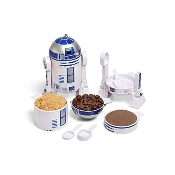  ThinkGeek Star Wars R2-D2 Measuring Cup Set - Body Built from 4 Measuring  Cups and Detachable Arms Turn Into Nesting Measuring Spoons - Unique  Kitchen Gadget: Home & Kitchen