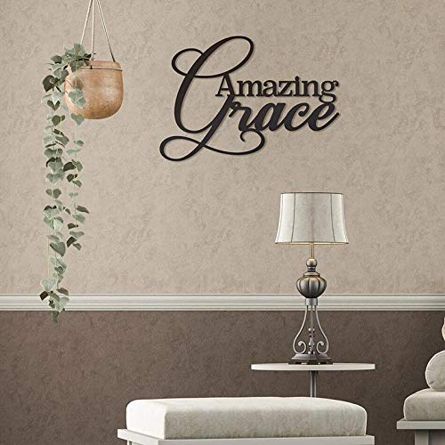Amazing Grace Sign | Metal Decor | Christian s | Amazing Grace Wall Art | Religious | Scripture Wall Art | Metal Wall Sign