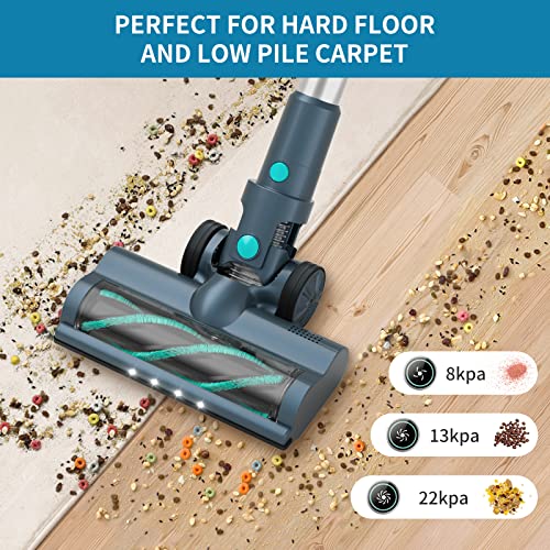 Belife Bvc12 Cordless Vacuum Cleaners For Home, Stick Vacuum For Pet Hair Hardwood Floor Carpet, 22Kpa Wireless Vacuum With 380W