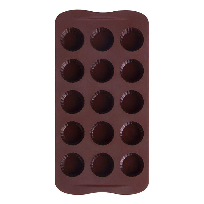 Webake Candy Molds Silicone Chocolate Molds, Baking Mold for Jello, Keto Fat Bombs and Peanut Butter Cup, Pack of 2