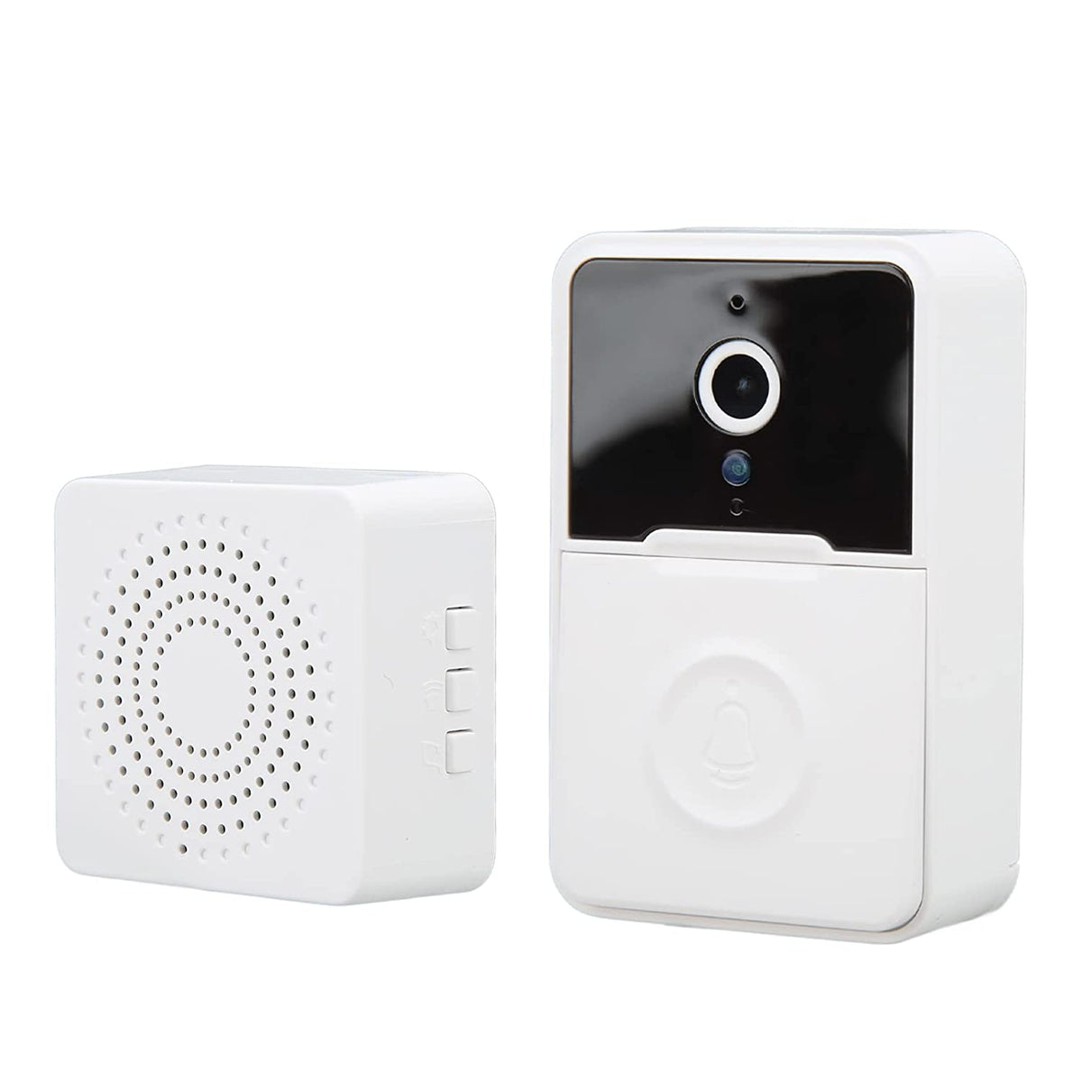Eaula Videns Video Doorbell Camera, HD WiFi Wireless Battery Power Operated  Motion Detector Audio&Speaker Night Vision，IP65 Outdoor waterproof with