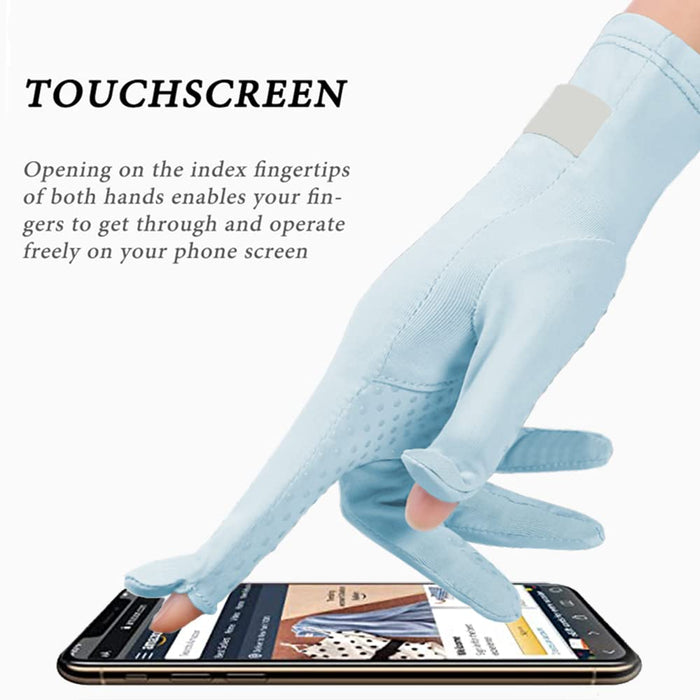 CURELIX UV Sun Protection Gloves for Women, Fullfinger Touchscreen UPF —  CHIMIYA