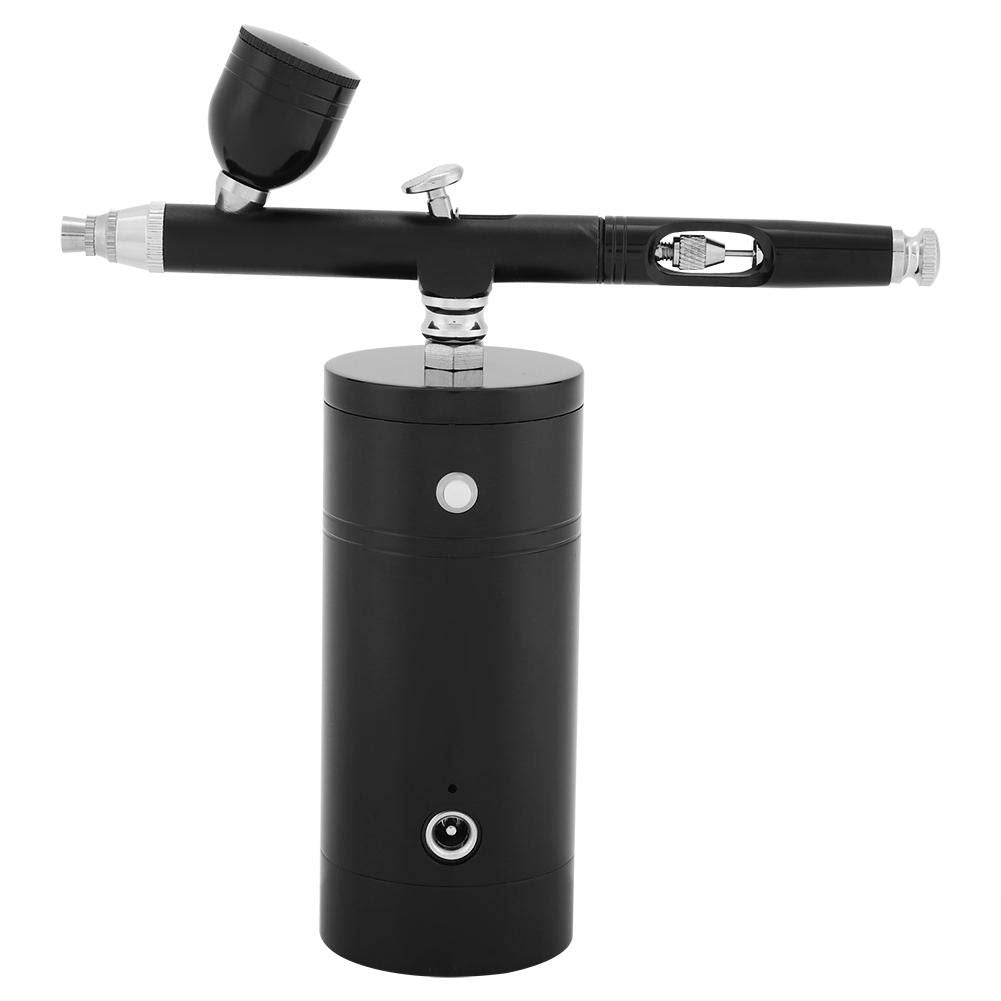 Portable Airbrush Kit with Compressor Handheld Cordless Air Brush Pen  Dual-Action 3-level Adjustable Pressure Built-in Battery for Painting Model