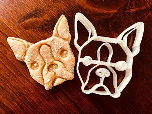 Boston Terrier Cookie Cutter and Dog Treat Cutter - Face - 3 inch