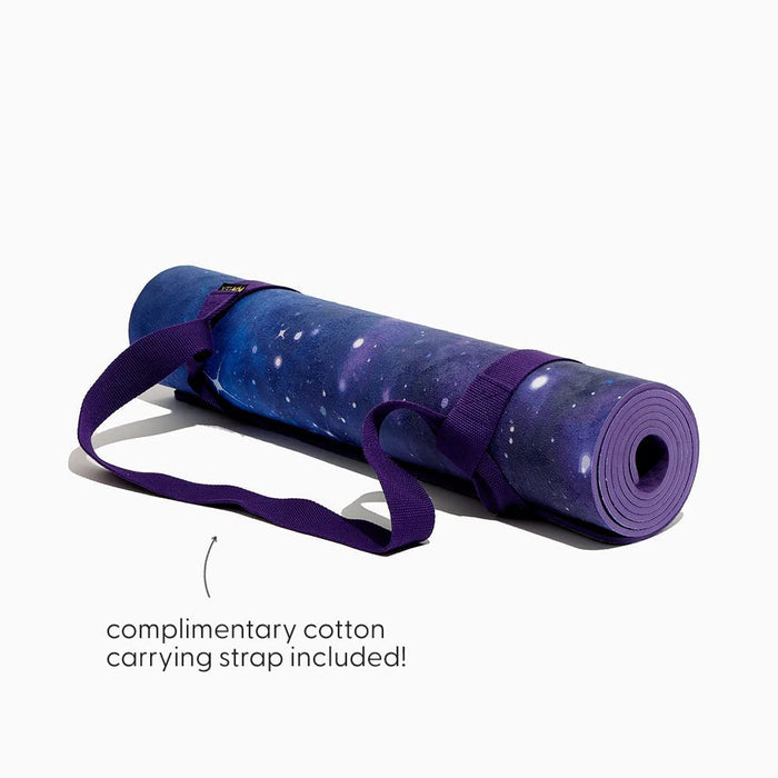 POPFLEX Vegan Suede Yoga Mat With Strap Inluded Ultra Absorbent Exeris —  CHIMIYA