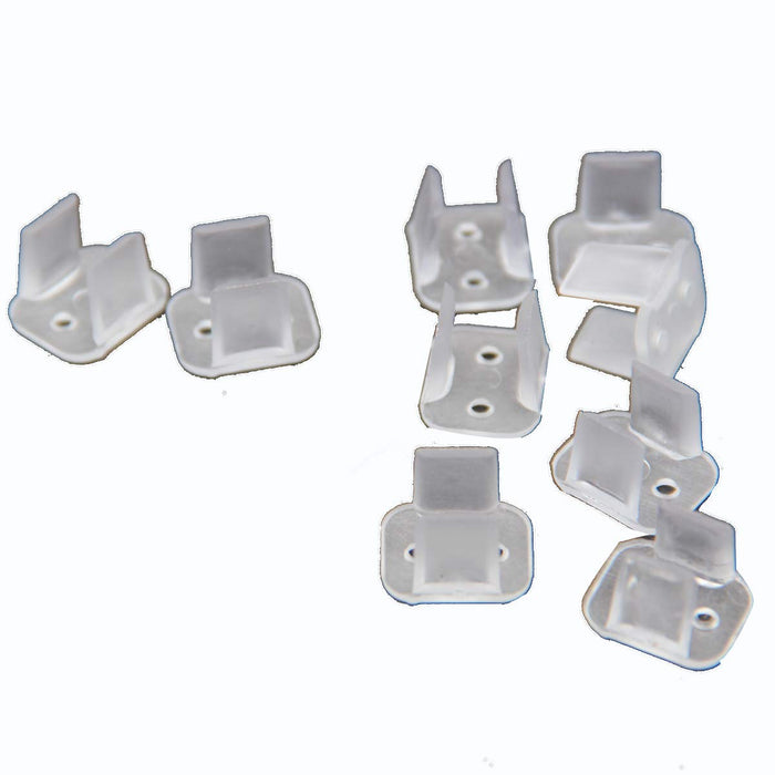 Led 99 Lighting 100 Pieces Neon Flex Mounting Clips,Install Clips