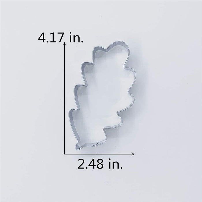 LILIAO Fall Oak Leaf Cookie Cutter Thanksgiving - 4.2" - Stainless Steel