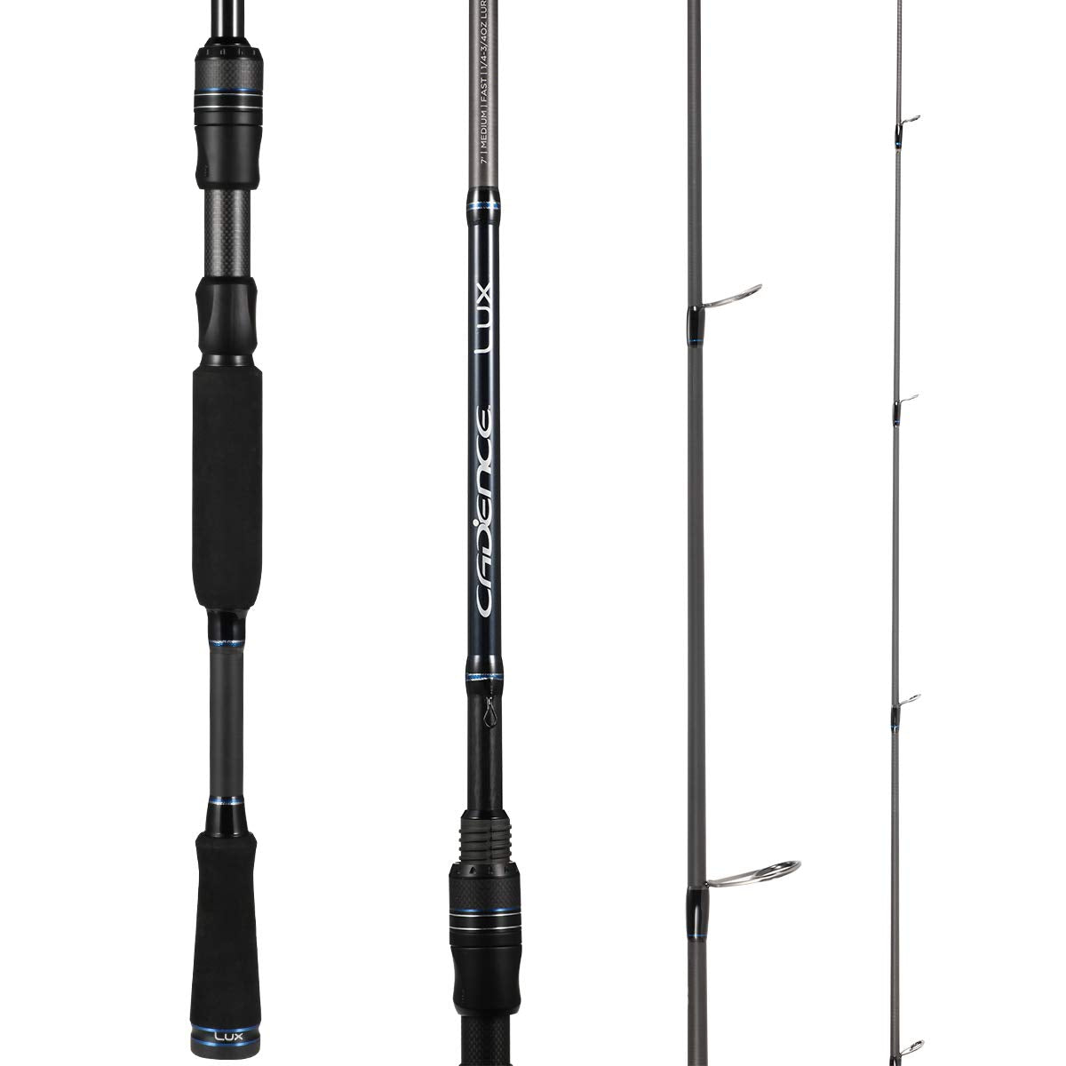 Cadence Lux Spinning Rod, Newly Upgraded Fishing Rod with Premium
