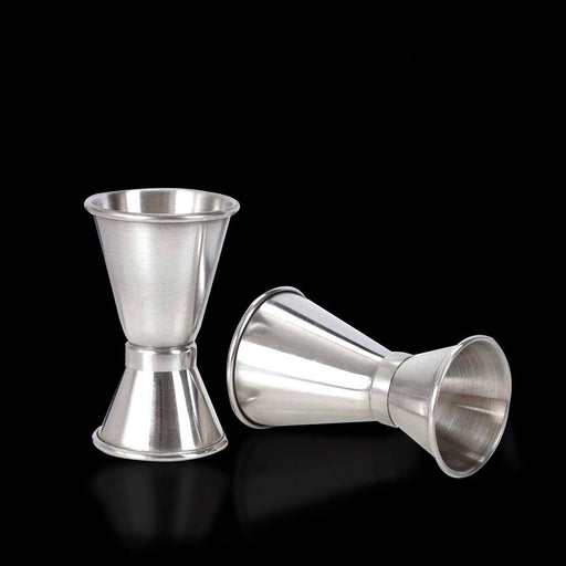 Homkits Stainless Steel Jigger Bar Craft Dual Spirit Measure Cup 25ml/50ml Double Jigger for Bar Cocktail Shot Measure