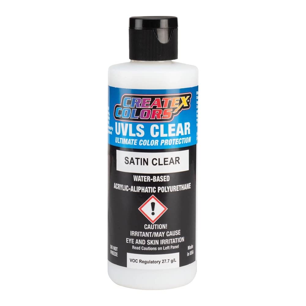 Createx Airbrush Paint UVLS Satin Clear, 4 Oz (4051-04) — CHIMIYA