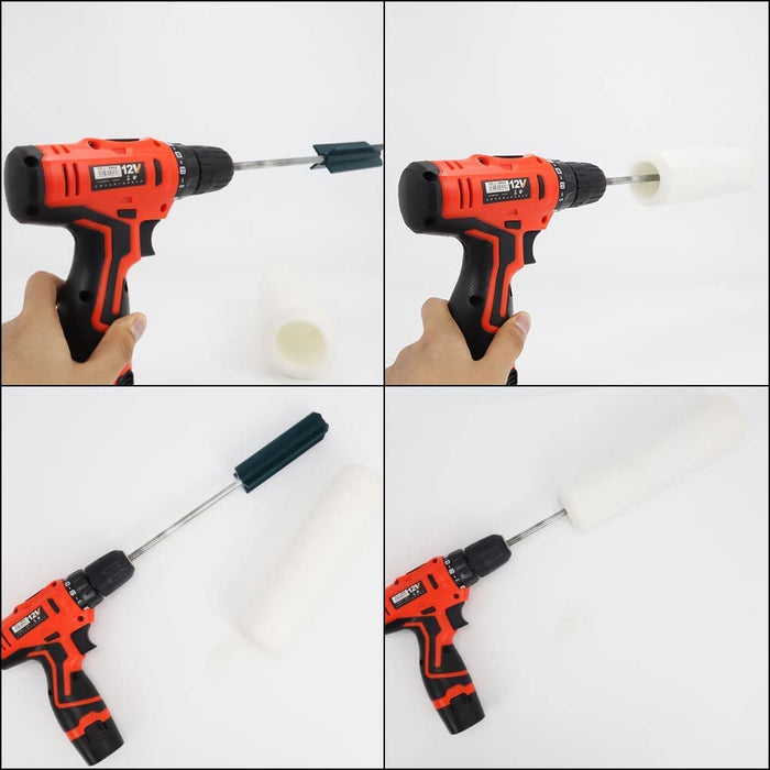 Monkey Rung Spin Pro Paint Roller Cleaner Tool Fits 3 to 18 inch Rollers  Drill Driver Spinner Attachment Clean and Dry Paint Tools in Seconds (Spin