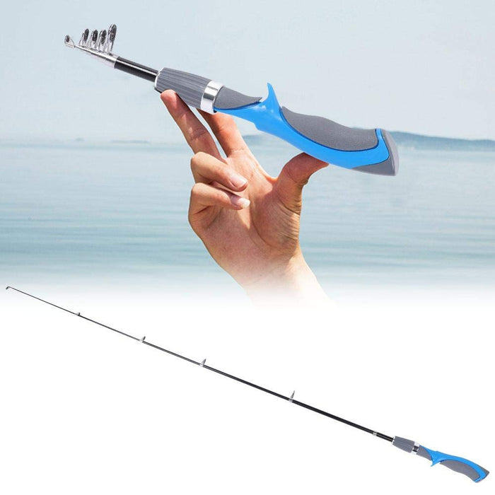 Alomejor Carbon Fishing Rod Short Fishing Rod Protable Telescopic