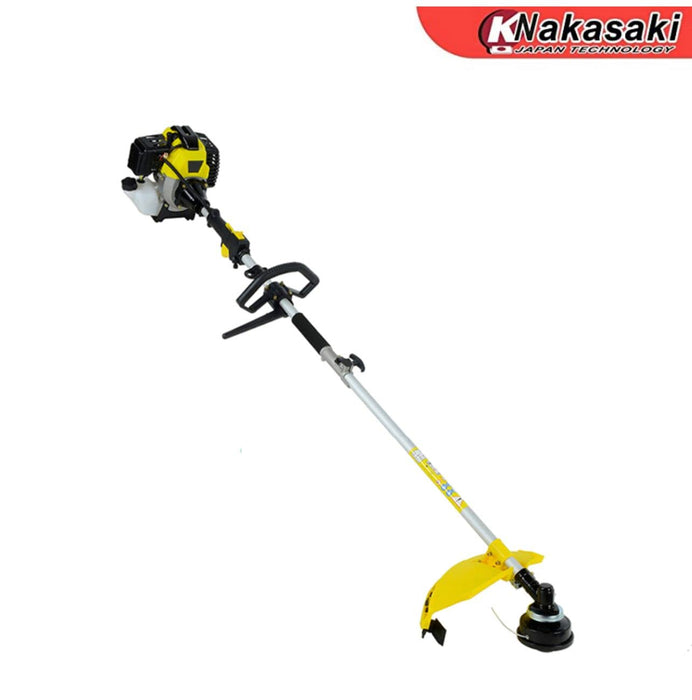 Brushcutter Kit - 63cc 2-Stroke 6 in 1 Professional Gas-Powered Brush Cutter - Gardening Tools - Lawn Mowers, Tree Trimmer, Lawn Car, Weed Eater, Gas Hedge Trimmer, Lawn Edger, Edger, Lawn Aerator