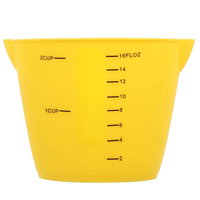 1L Transparent PP Plastic Measuring Jug with Embossed Scale Mark