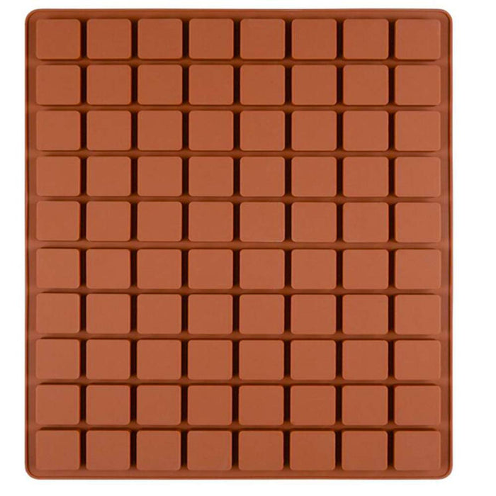 80-Cavity Square Candy Silicone Molds, Perfect for Caramel, Chocolate, Praline, Ice Cube and Gummy