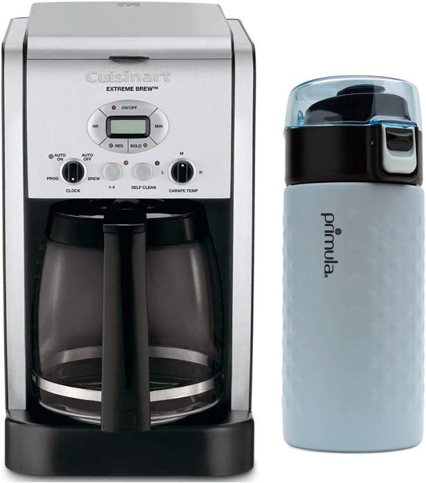 uisinart D2650 Extreme Brew 12up Programmable offeemaker Bundle with 12Oune Double Wall Stainless Steel Tumbler 2 Items