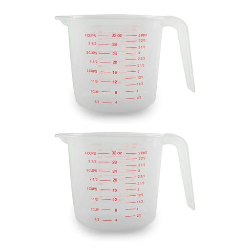 Norpro 2 Plastic Measuring Cup, Multicolored (12 Pack)