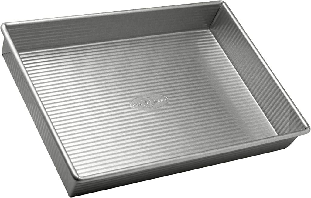 USA Pan Bakeware Round Cake Pan, 9 inch, Aluminized Steel, Nonstick, Quick  Release Coating
