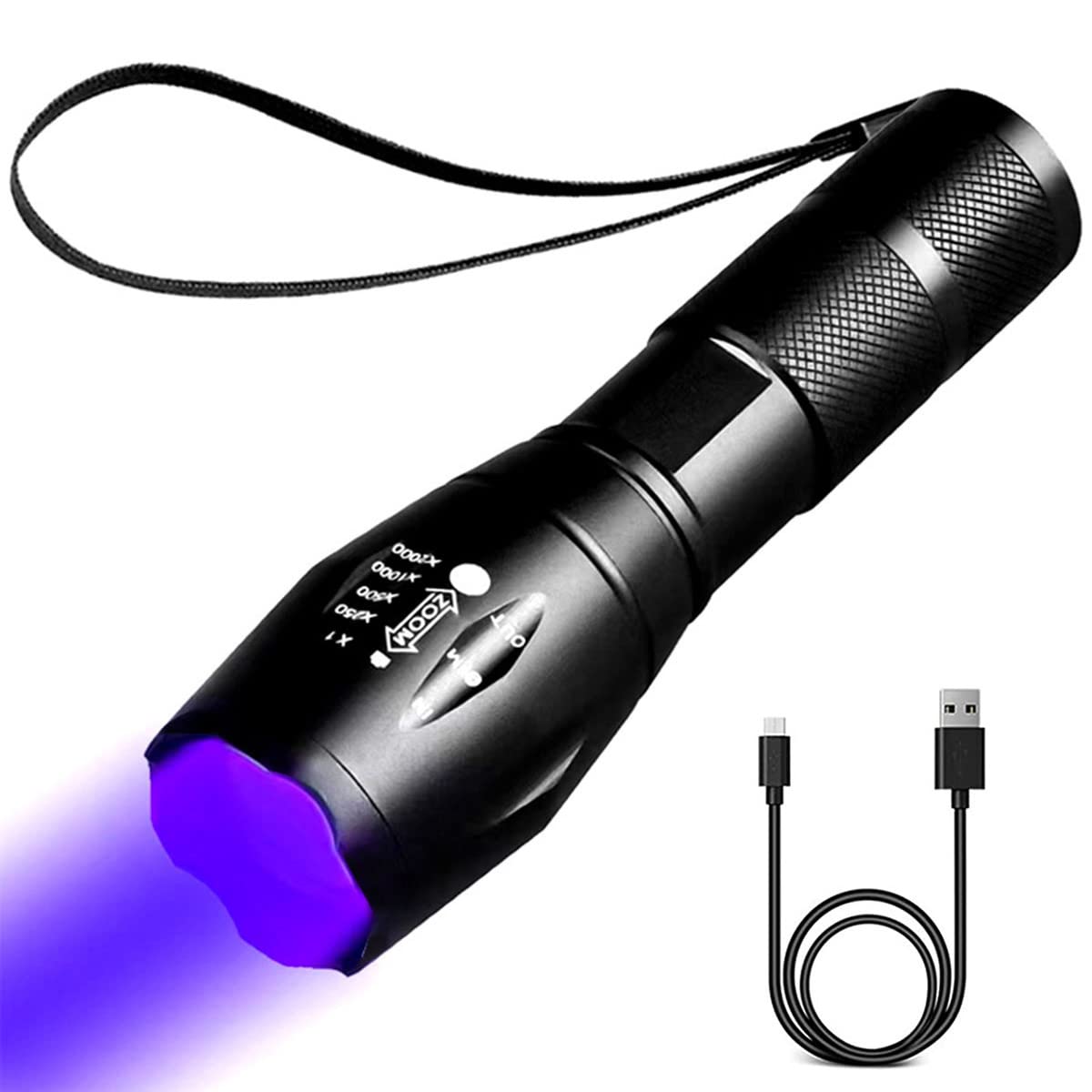 Waklyte Black Light UV Light, 21 LED 395nm UV Flashlight, Powerful Mini  Blacklight Flashlight, Small Portable Black Light Flashlight for Pet Urine