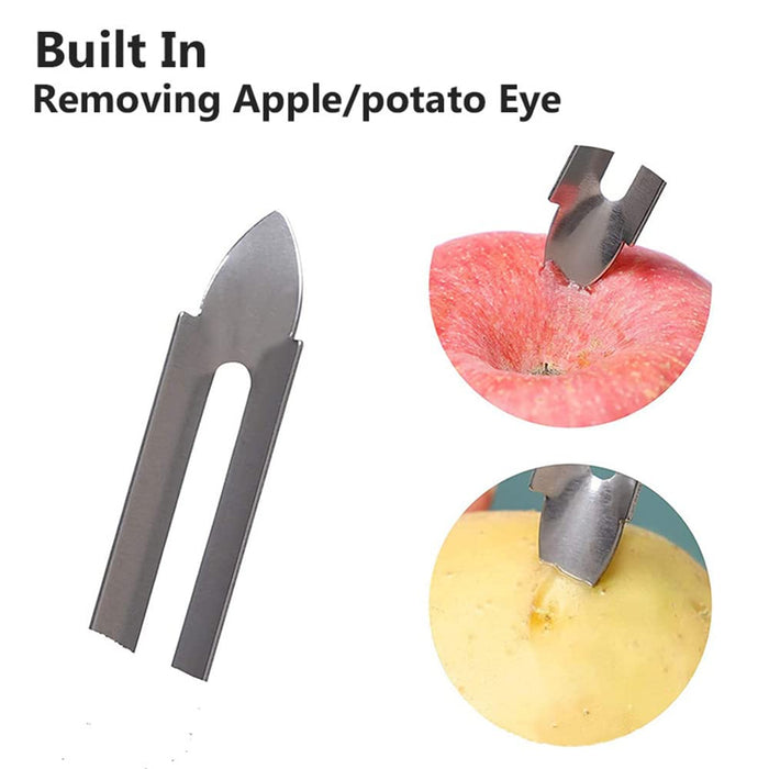 Stainless Steel Swivel vegetable peelers Y-Shaped and P-Shaped Potato  Peelers with Potato Eye Remover kitchen peeler 