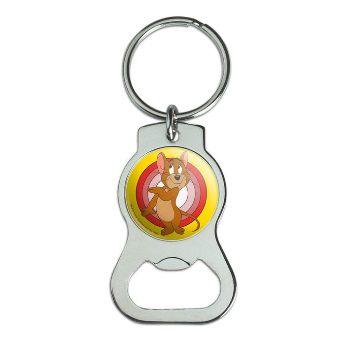 Tom and Jerry Jerry Character Keychain with Bottle Cap Opener