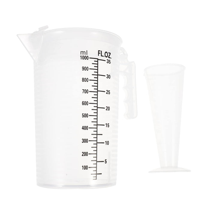 UKCOCO Plastic Measuring Cup, Transparent Graduated Measuring and Mixi —  CHIMIYA