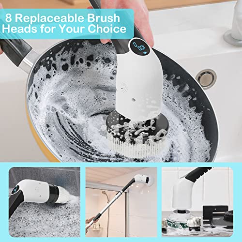 Electric Spin Scrubber Rechargeable Cordless Spin Cleaning Brush Powerful Bathroom Scrubber Espin Scrubber Electric Spin Brush