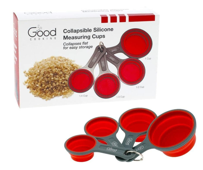 Collapsible Measuring Cups - 4pc Nesting Silicone Dry Measuring Cup Se —  CHIMIYA